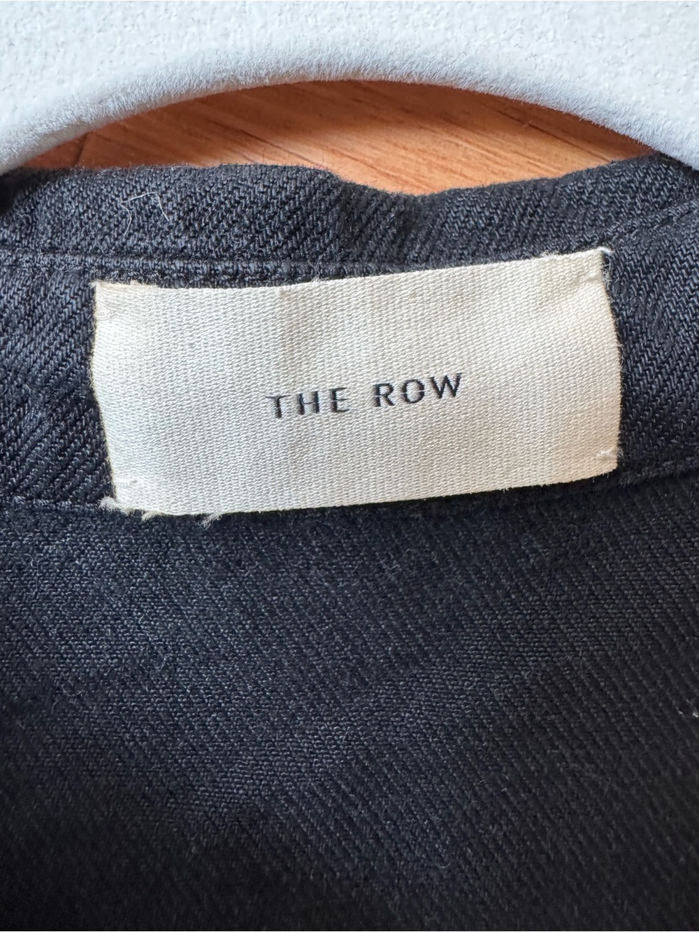 The Row Penn Shirt Men's Black Linen Button-Down Shirt Authentic - Picture 4 of 10